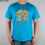 Music rock top100 band queen t-shirt male short-sleeve new arrival Fashion Brand t shirt for men