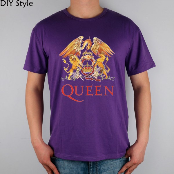 Music rock top100 band queen t-shirt male short-sleeve new arrival Fashion Brand t shirt for men