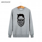 My Beard My Rules Printed Men's Sweatshirts And Hoodies 2017 Winter New Fashion Funny Style Male Pullovers Multicolor Plus Size