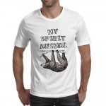 My Sloth Spirit Animal T Shirt Hand Drawn Pop Design T-shirt Cool Novelty Funny Tshirt Style Men Women Printed Fashion Top Tee
