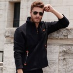 NORMEN Brand Clothing Men's Casual Solid Hoodies Fashion Fleece Tracksuit For Men Top Grade EUR Size Plue Size
