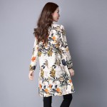 NYFS 2018 Spring Autumn Long Sleeve Women Dress Large Size Vintage Casual Loose Cotton Linen Dress Vestidos Robe Dresses Elbise 