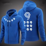 Naruto Hoodies  Anime Ootutuki Hagoromo Rikudo Sennin Cosplay Coat Naruto Jacket Winter Men Thick Zipper Hoodie Sweatshirts