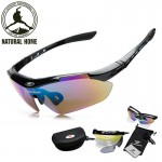 NaturalHome Brand Sports Bicycle Cycling Sunglasses 2016 Men Women MTB Bike Glasses Eyewear 5 Lens