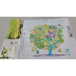 Needlework,DIY DMC Cross stitch,Sets For Embroidery kit  four seasons tree cotton thread home decor Counted Cross-Stitching