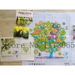 Needlework,DIY DMC Cross stitch,Sets For Embroidery kit  four seasons tree cotton thread home decor Counted Cross-Stitching