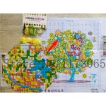 Needlework,DIY DMC Cross stitch,Sets For Embroidery kit  four seasons tree cotton thread home decor Counted Cross-Stitching