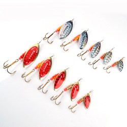 New 1PC Size1-5# Fishing Treble Hooks Mepps Lures Sppon Tackle Peche Accessories