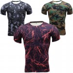 New 2016 Base Layer Camouflage T Shirt Fitness Tights Quick Dry Camo T Shirts Tops & Tees Crossfit Compression Shirt