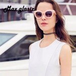 New 2016 Female Audrey Fashion Retro Glasses Rivets Vintage Women Sunglasses Cateye Designer Eyeglasses Girl Oculos feminino