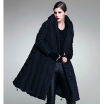 New 2016 Winter  Women Luxury Parkas Female Jacket Medium Long Loose Duck Down Thick Hooded Warm Outerwear Overcoat High Quality