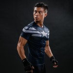 New 2017 Comic Superhero Compression Shirt Captain America Iron man Fit Tight G ym Bodybuilding T Shirt