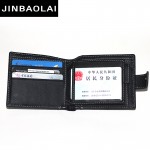 New 2017 JINBAOLAI Men Wallets Leather Genuine With Coin Bag Male Wallet Casual Purse Card Holder Wallet Men Carteira Wallets