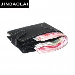 New 2017 JINBAOLAI Men Wallets Leather Genuine With Coin Bag Male Wallet Casual Purse Card Holder Wallet Men Carteira Wallets