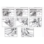 New 4pcs Auto Car Radio Panel Door Clip Trim Dash For Toyota/skoda/volkswagen Vw/suzuki/fiat/bmw/mazda/citroen/fiat Car Styling