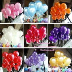 New 50pcs/lot 10inch 1.2g/pcs Latex Balloon Helium Thickening Pearl Celebration Party Wedding Birthday Decoration Balloon