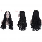 New Arrival! 1PC U Part Wig Synthetic Hair Wigs Natural Long Wavy Wig High Temperature Silk Full Lace Wigs 