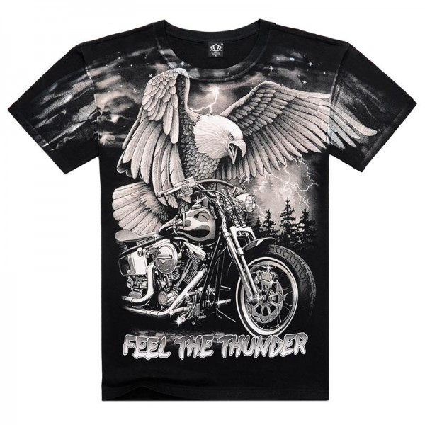 New Arrival 2016 Brand Summer Men's Fashion Cotton Short-sleeve 3D Printed Eagle Men's T Shirt Men Tops T Shirts