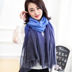 New Arrival 2017 Winter Scarves Women  shawl pashmina cachecol Gradual Scarfs Foulard Cotton shawls Scarf  wrap