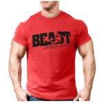 New Arrival Creative Art Design Beast t shirt for Men Summer short sleeve cool shirts 100% original brand breathable soft tops