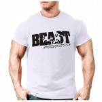 New Arrival Creative Art Design Beast t shirt for Men Summer short sleeve cool shirts 100% original brand breathable soft tops