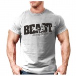 New Arrival Creative Art Design Beast t shirt for Men Summer short sleeve cool shirts 100% original brand breathable soft tops