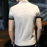 New Arrival t shirt Men Fashion Summer Men's T-shirt Cotton V Neck tshirt Male Tee Shirt Man Short Sleeve Tops Tees Homer 4XL