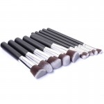 New Arrive 10 pcs Synthetic Kabuki Makeup Brush Set Cosmetics Foundation blending blush makeup tool