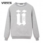 New Autumn Men's Unkut Fleece Hoodies Sweatshirt Hip Custom printing Camisa Sweatshirt Mens Full Sleeve Tops Plus size