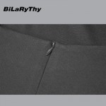New Autumn Winter Women Hollow Cut Out Retro Long Sleeve Wrap Bodycon Bandage Sexy Club Black Backless Vintage Mini Dress