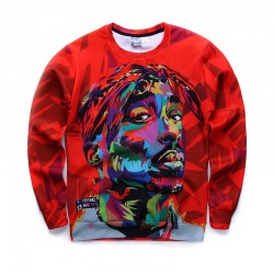 New Biggie Smalls/2PAC Tupac Crewneck Sweatshirt Men Hip hop Fashion Hoodies For Men/Women 3D Print Sweatshirt Sudaderas Hombre