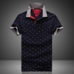 New Brand Polos Mens Printed POLO Shirts 100% Cotton Short Sleeve Camisas Polo Casual Stand Collar Male Polo Shirt 4XL EDA234