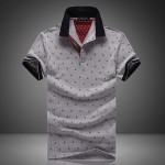 New Brand Polos Mens Printed POLO Shirts 100% Cotton Short Sleeve Camisas Polo Casual Stand Collar Male Polo Shirt 4XL EDA234