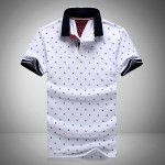New Brand Polos Mens Printed POLO Shirts 100% Cotton Short Sleeve Camisas Polo Casual Stand Collar Male Polo Shirt 4XL EDA234