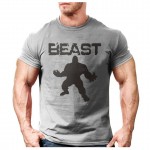 New Brand clothing Bodybuilding Fitness Men beast printed t-shirts Golds Gorilla Wear tee shirts Stringer tops
