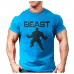 New Brand clothing Bodybuilding Fitness Men beast printed t-shirts Golds Gorilla Wear tee shirts Stringer tops