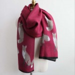 New Cashmere Scarf Designer Fox Printed Women Thicken Warm Cape Long Shawl Brand Shawls and Scarves Warm Pashmina Echarpes