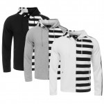 New Casual Zipper Men's Hoodies Long-Sleeved Hiphop Style Sweatshirts High Quality Brand Men Clothing Cotton Hoodies Men