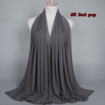 New Color Muslim hijab islamic women hijab Muslim hijab jersey scarf hijabs bubble chiffon shawls plain scarves WL2461
