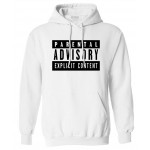New Explicit Content Parental Advisory sweatshirt Men long Sleeve Hip Hop Man 2017 new fashipon funny hoodies brand tracksuit