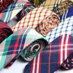 New Fashion 100% Cotton Ties For Men Casual Plaid Mens Necktie Gravatas Corbatas Slim Suits Vestidos Neckties Party Neck Tie