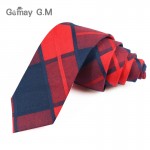 New Fashion 100% Cotton Ties For Men Casual Plaid Mens Necktie Gravatas Corbatas Slim Suits Vestidos Neckties Party Neck Tie
