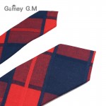 New Fashion 100% Cotton Ties For Men Casual Plaid Mens Necktie Gravatas Corbatas Slim Suits Vestidos Neckties Party Neck Tie