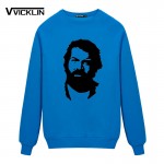 New Fashion BUD SPENCER  Fleece Hoodies Sweatshirt Full Sleeve Cotton Casual Man Funs Clothing Plus Size