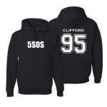 New Fashion Music Hoodie 5SOS Ashton Irwin 94, 5 Seconds of Summer, Sounds Live Feels Live Tour Vintage Men's Hoodies
