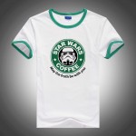 New Fashion Star Wars Darth Vader T Shirt Funny Design Pattern Men Tee Shirts Top Star Wars Coffee Mens Clothing Hot Plus Size