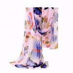 New Fashion Women Lady Winter Classic Butterfly Print Shawls Scarf Scarves Chiffon Soft Long Scarf Size160*45cm No.02132