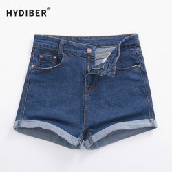 New Fashion women's jeans Summer High Waist Stretch Denim Shorts Slim Korean Casual women Jeans Shorts Hot Plus Size