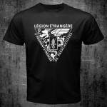 New French Foreign Legion  Special Forces World War Army T shirt tshirt homme  camisetas Men's Swag Cotton Tees USA SIZE S-3XL