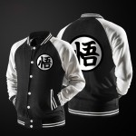 New Japanese Anime Dragon Ball Goku Varsity Jacket Fall casual Hoodie Jacket Coat Brand Baseball Jacket fleece long sleeve 2016